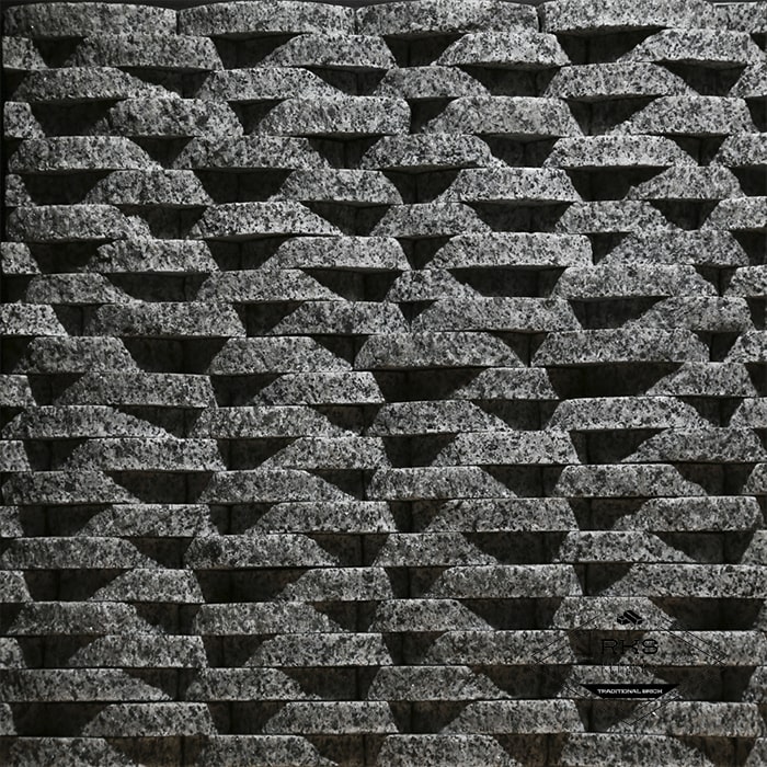Фасадный камень Плетёнка — Гранит Покостовский в Тамбове